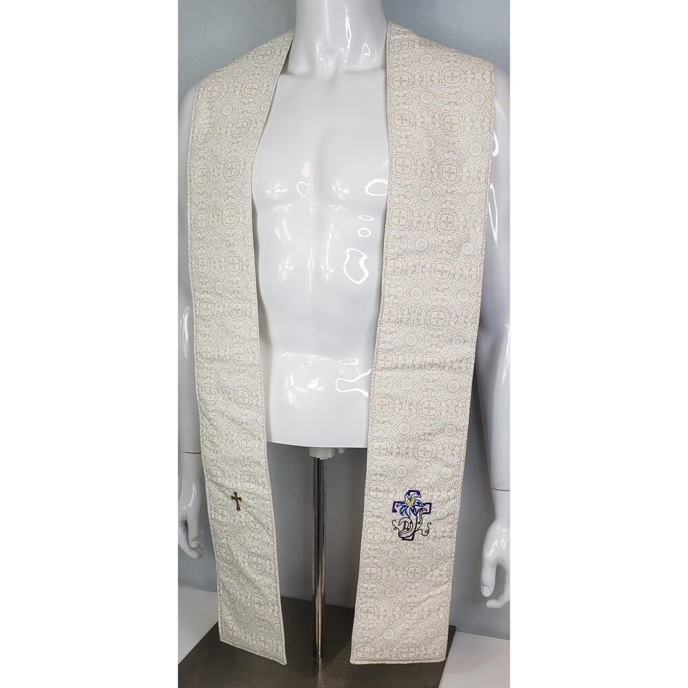 Clergy Stole Embroidered Vestments No1